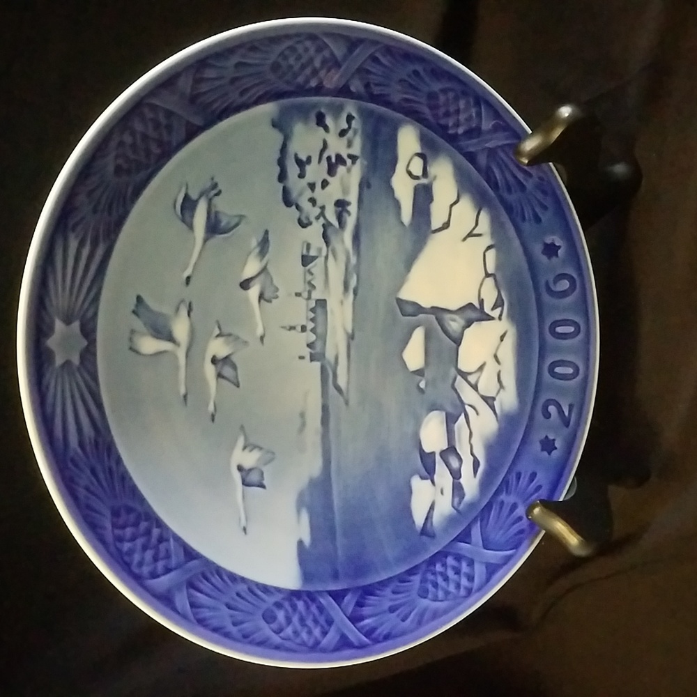 Royal Copenhagen Christmas PLATE 2006 KRONBORG CASTLE Denmark